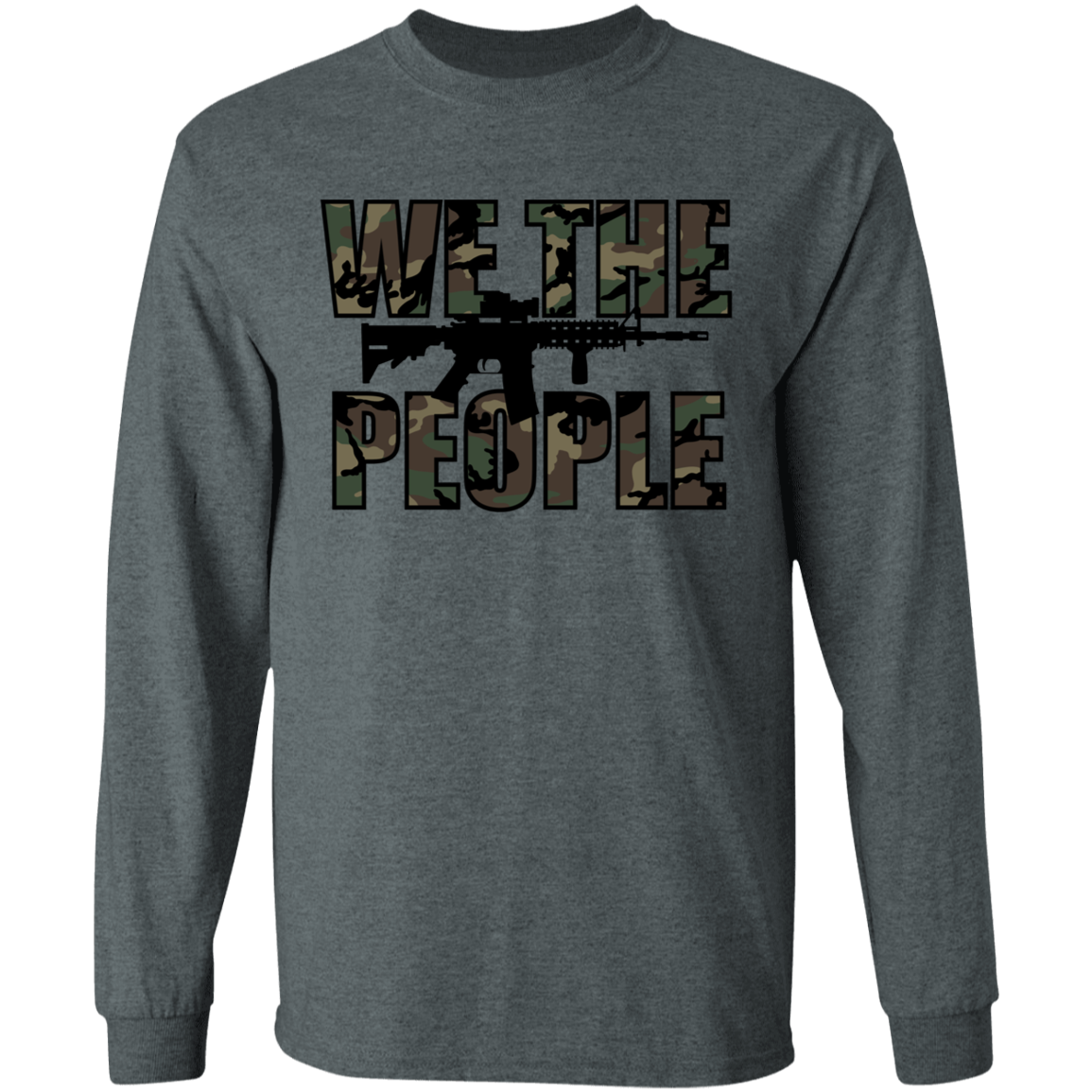 We The People Camouflage Long Sleeve T-Shirt