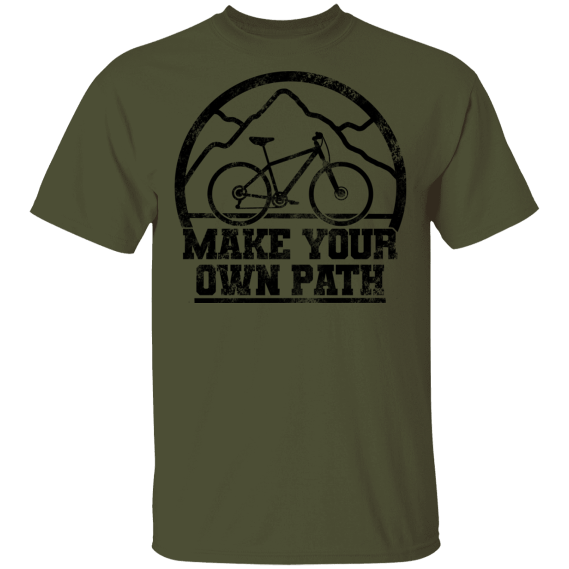 Make Your Own Path Mountain Biking T-Shirt