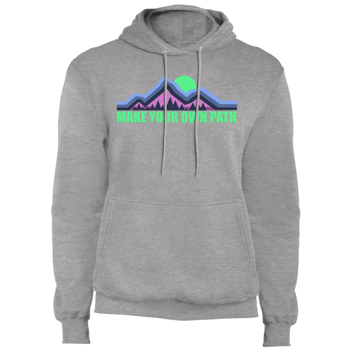Make Your Own Path Hiking Camping Nature Premium Pullover Hoodie