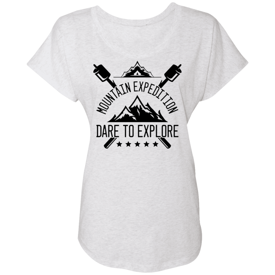 Mountain Expedition Dare To Explore Camping Women's Dolman Sleeve