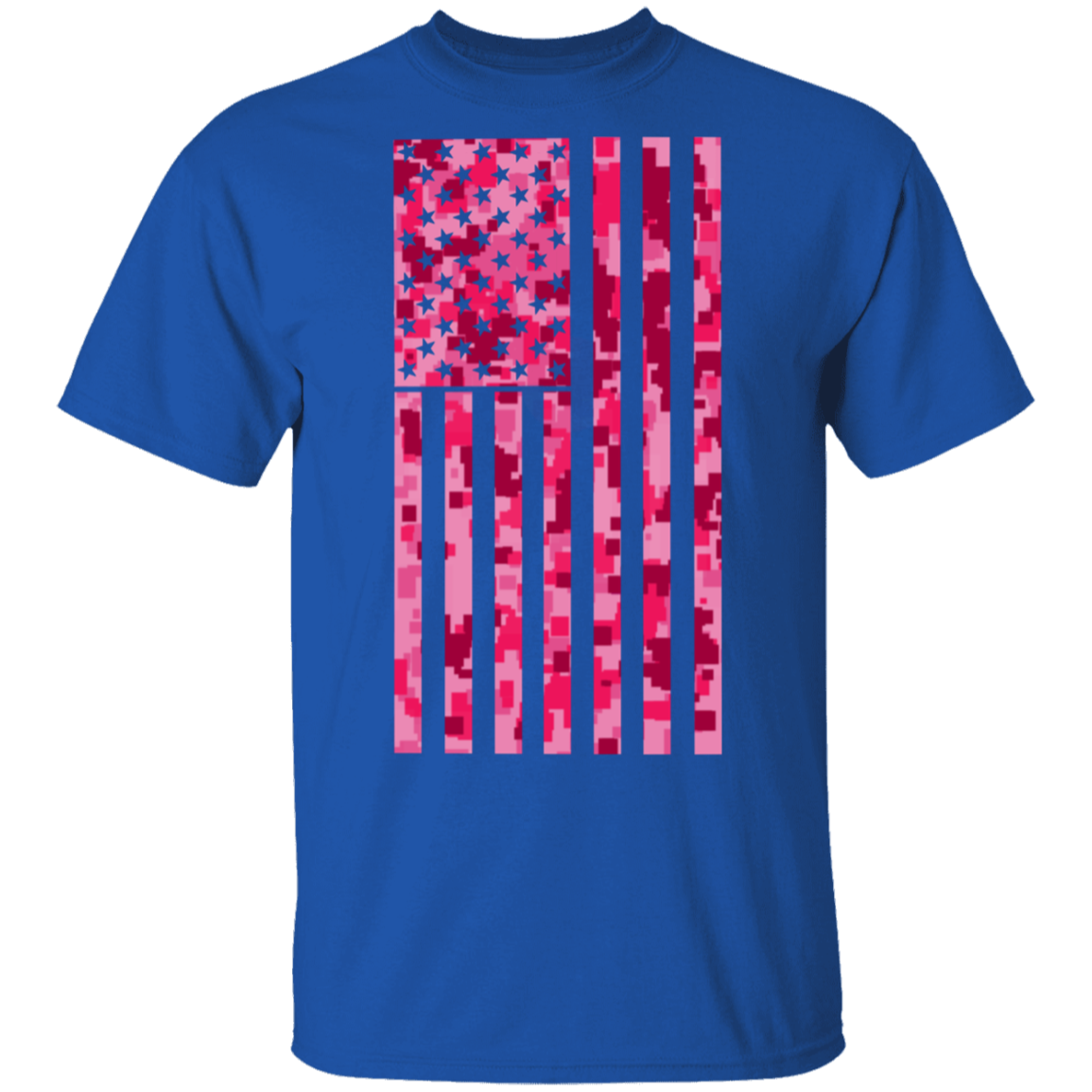 Pink American Flag T-Shirt