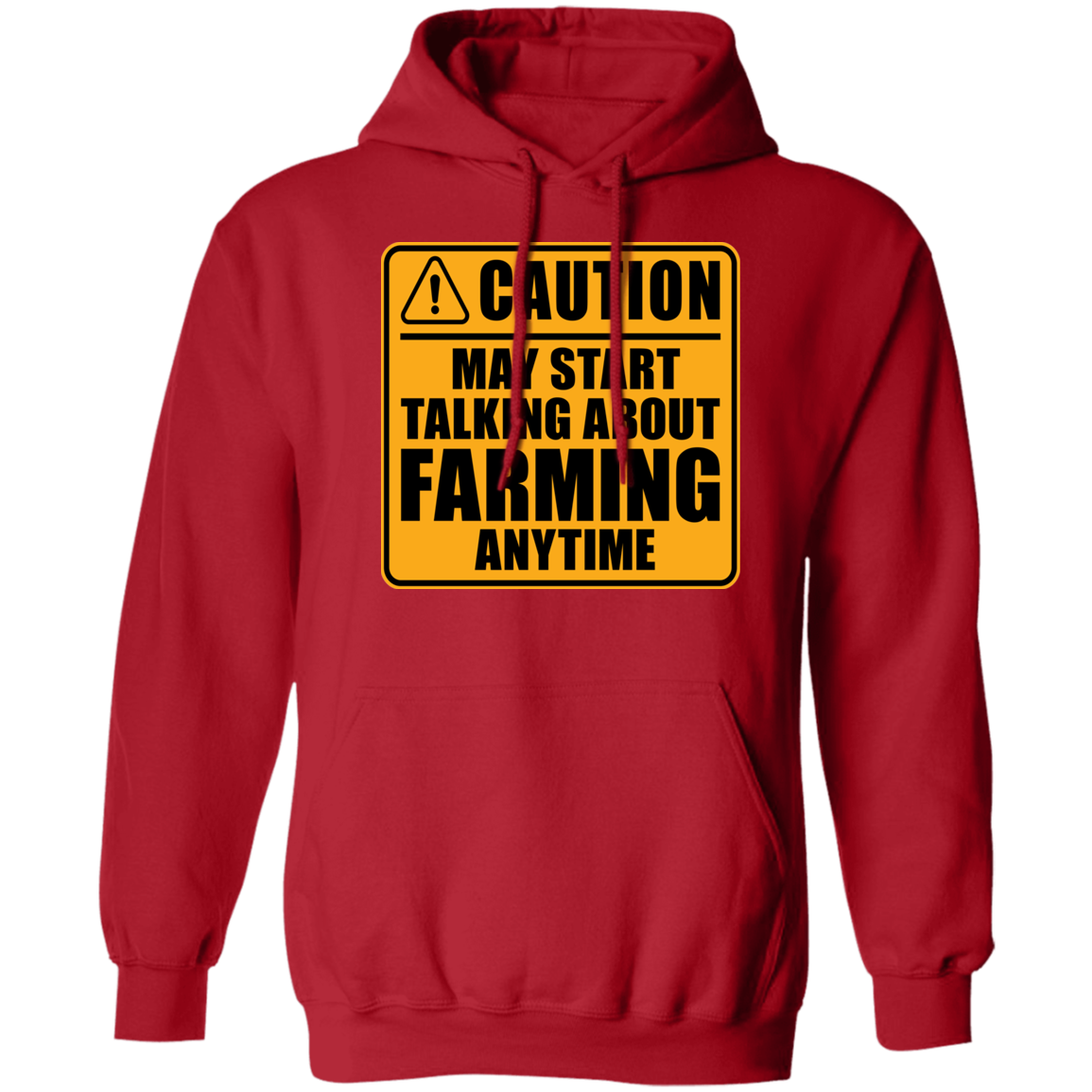 Caution May Start Talking About Farming Anytime Funny Hoodie