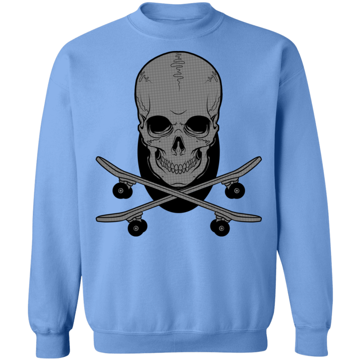 Skeleton Skateboarding Skateboard Shred Crewneck Sweatshirt