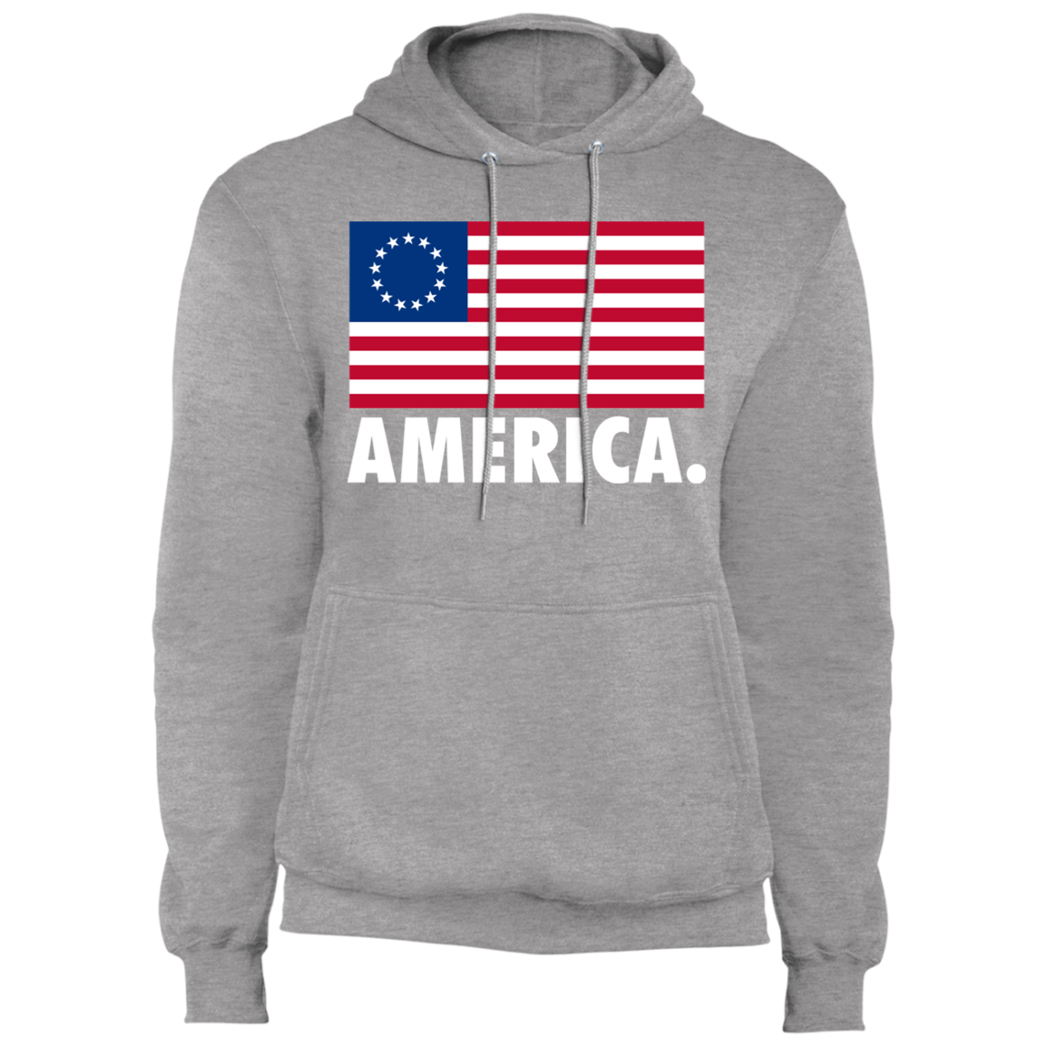 Betsy Ross Flag America Patriot Pullover Hoodie