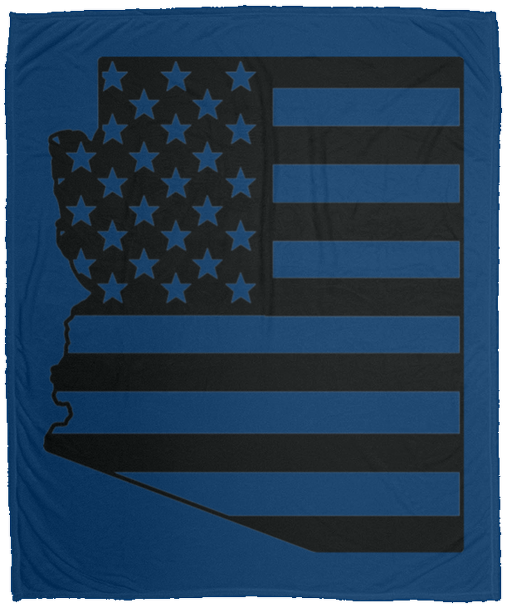 Arizona American Flag State Fleece Blanket - 50x60