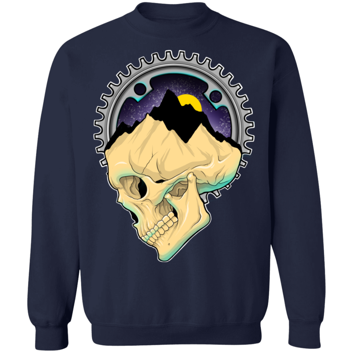Gear Head Mountain Biking Crewneck Sweatshirt
