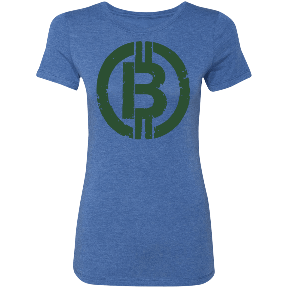 Military Green Bitcoin Hodl Cryptocurrency BTC Women's T-Shirt