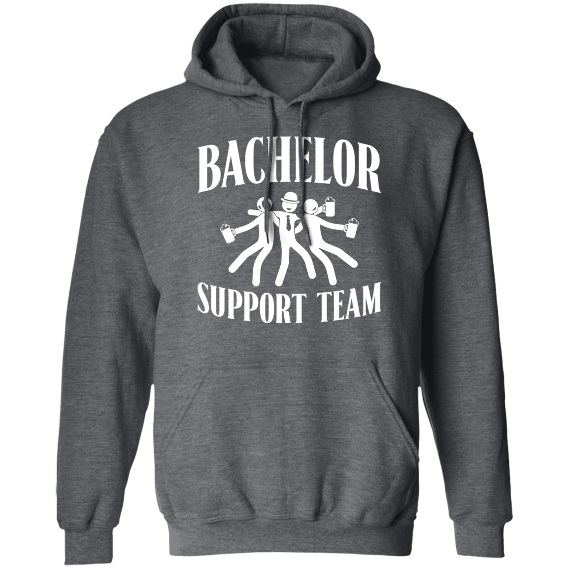 Bachelor Party Funny Support Team Hoodie