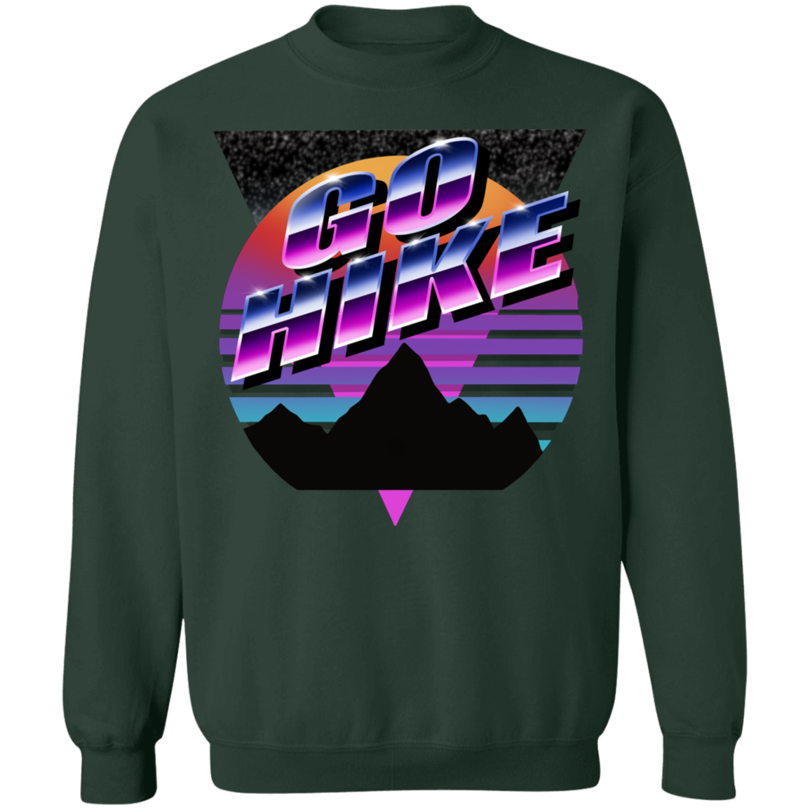 Go Hike Outdoor Nature Crewneck Sweatshirt