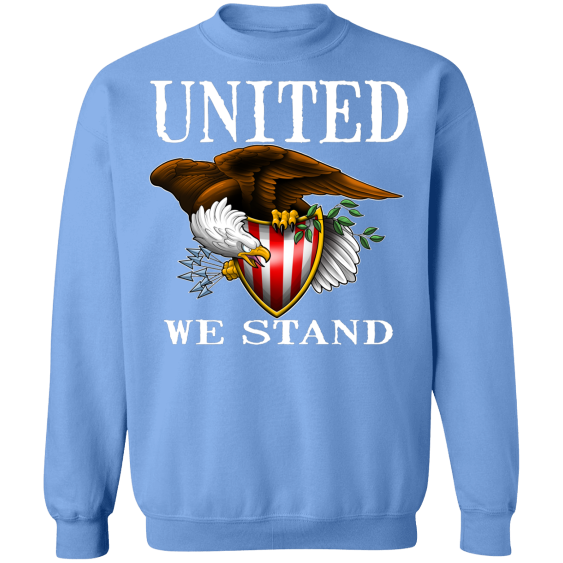 United We Stand Bald Eagle Crewneck Sweatshirt