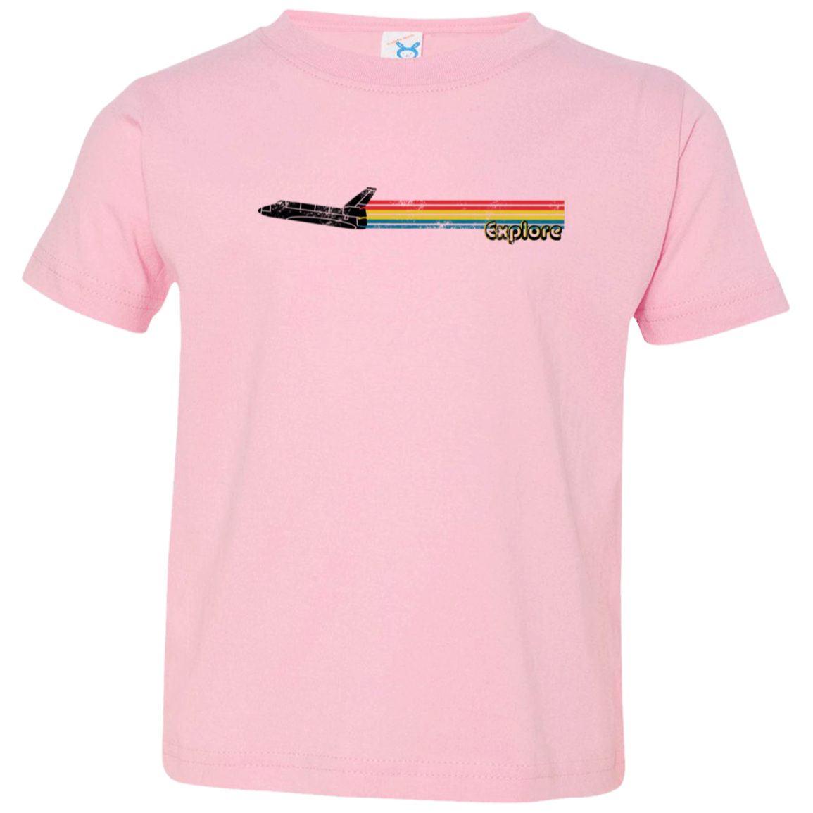 Toddler Space Rocket Ship Explorer Jersey T-Shirt