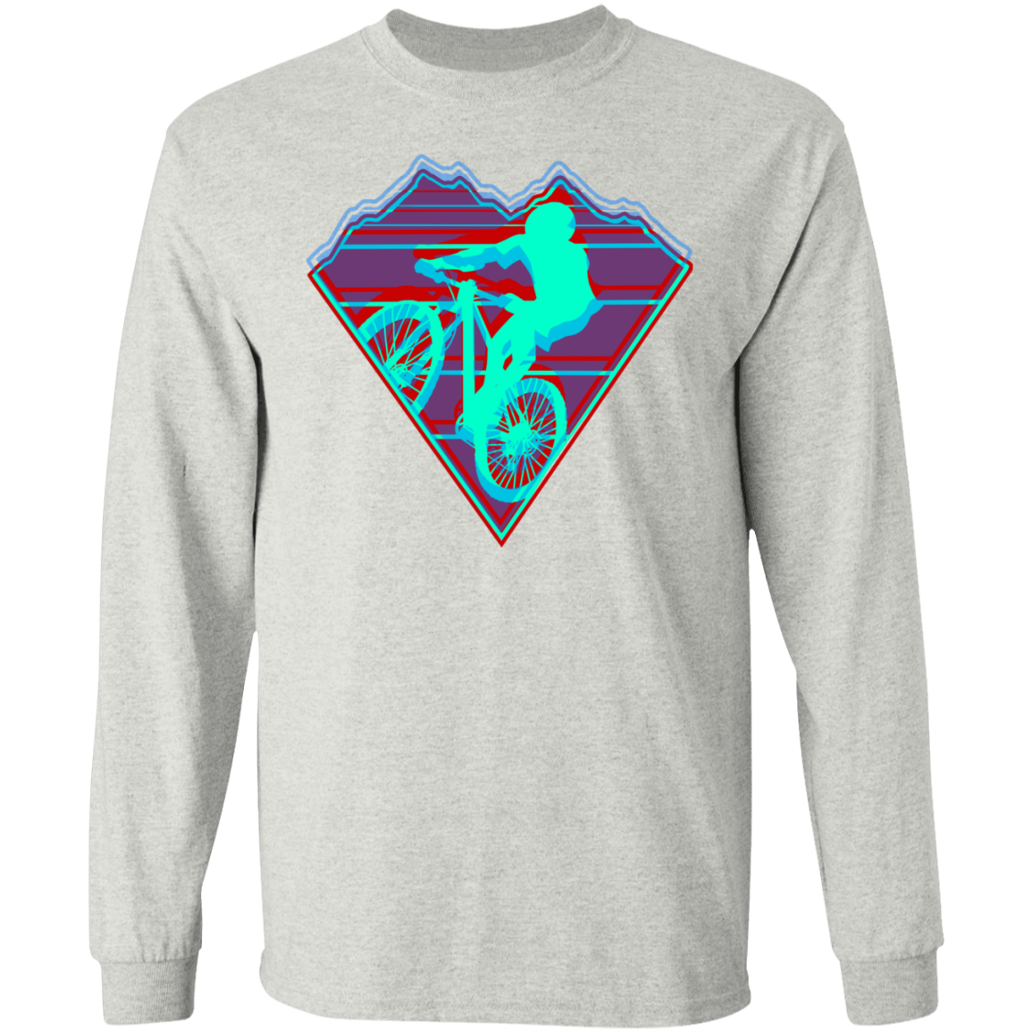 Mountain Bike Biking Long Sleeve T-Shirt