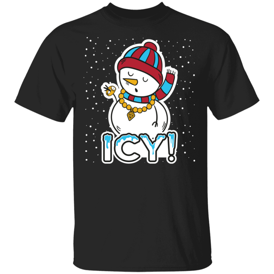 ICY! Snowman Ugly Christmas T-Shirt