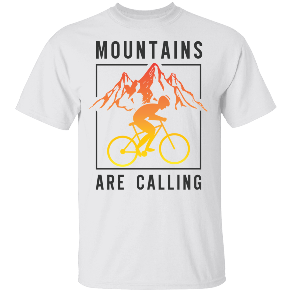 Mountains Are Calling Mountain Biking T-Shirt