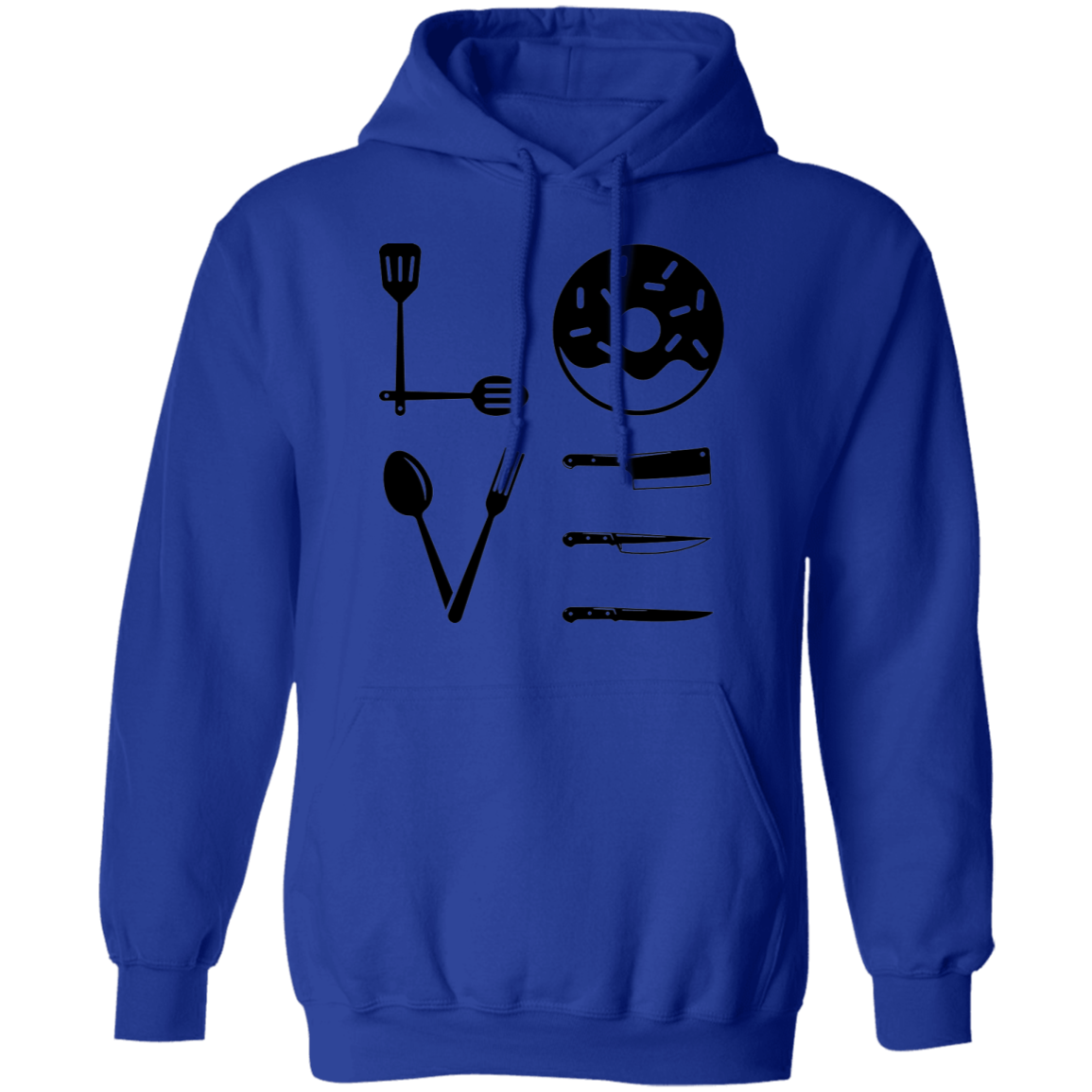Love Food Cooking Chef Pullover Hoodie