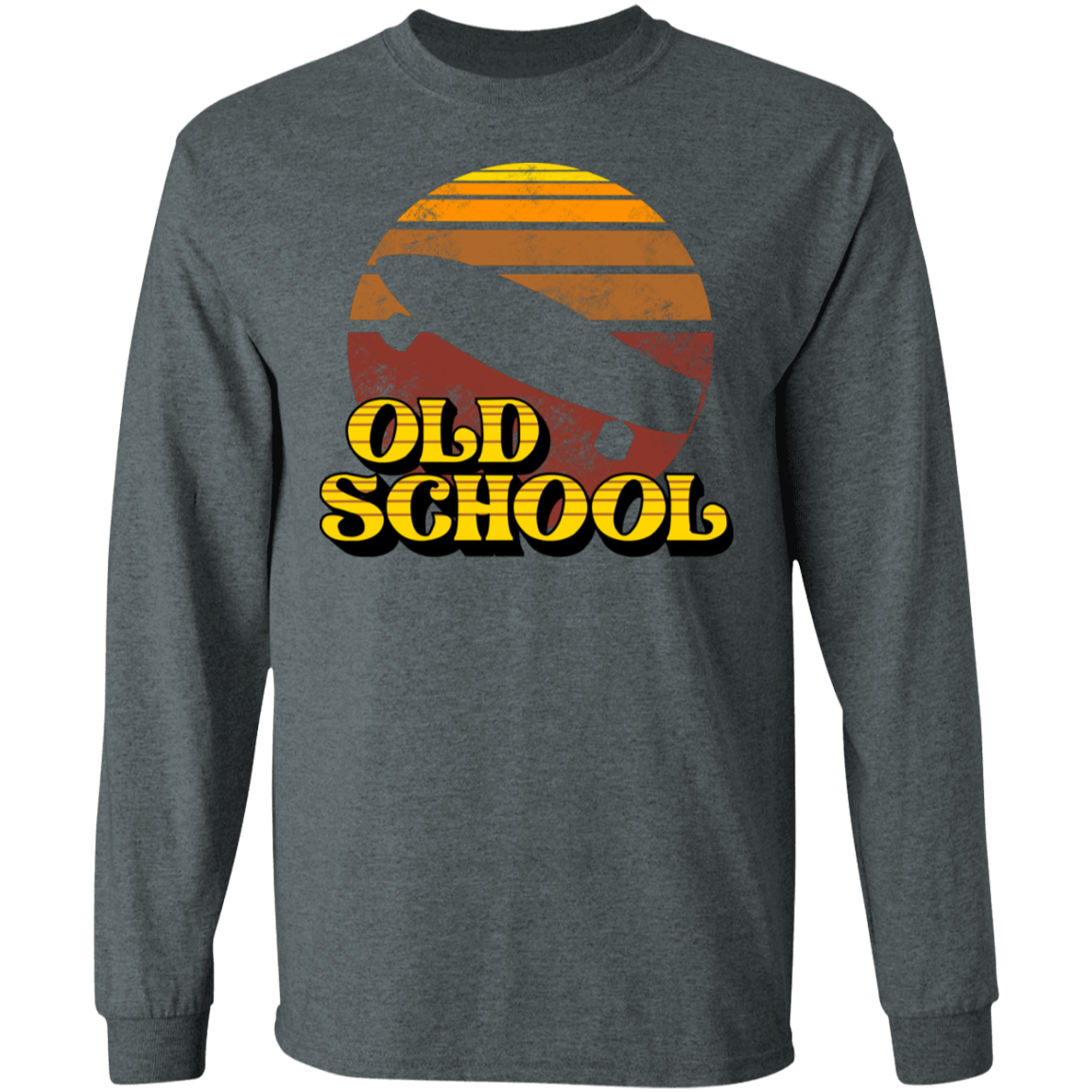 Old School Skateboarding Long Sleeve T-Shirt