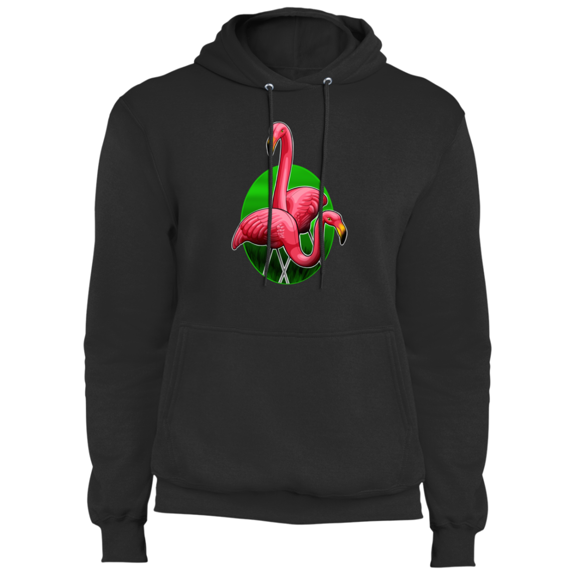 Flamingos Hanging Out Pullover Hoodie