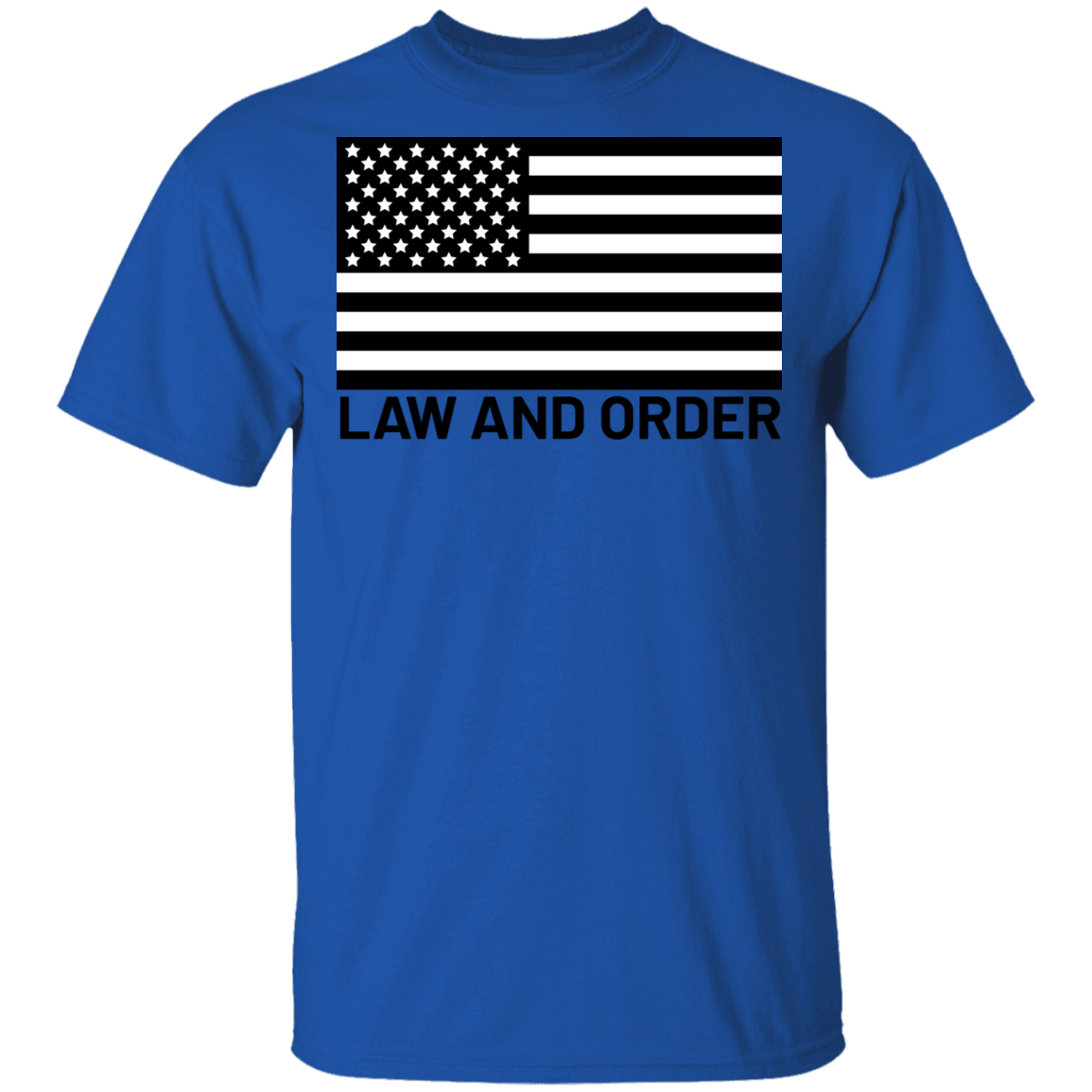 Law and Order American Flag Patriot T-Shirt