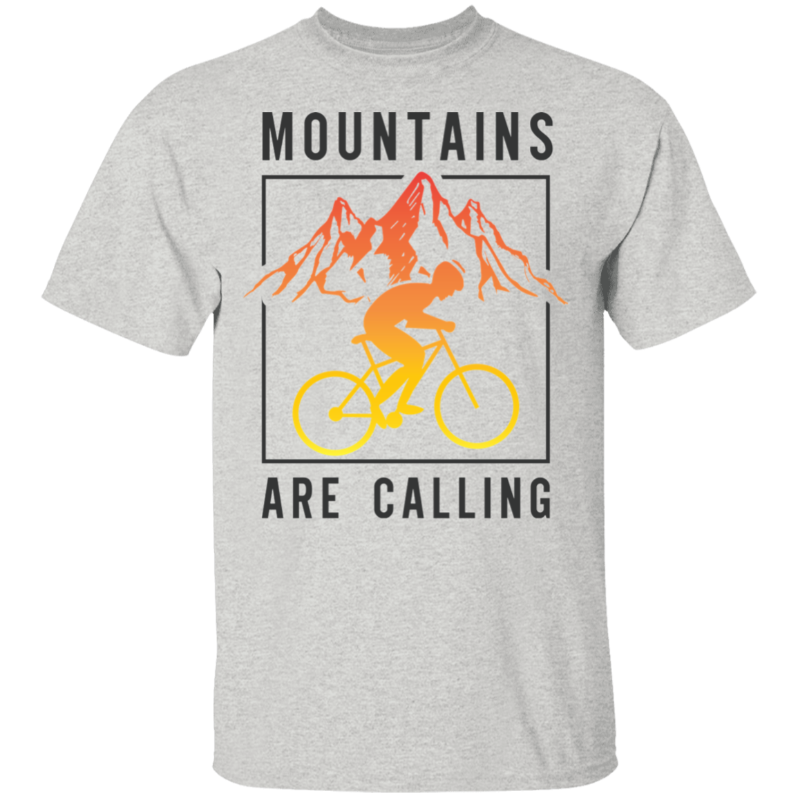 Mountains Are Calling Mountain Biking T-Shirt