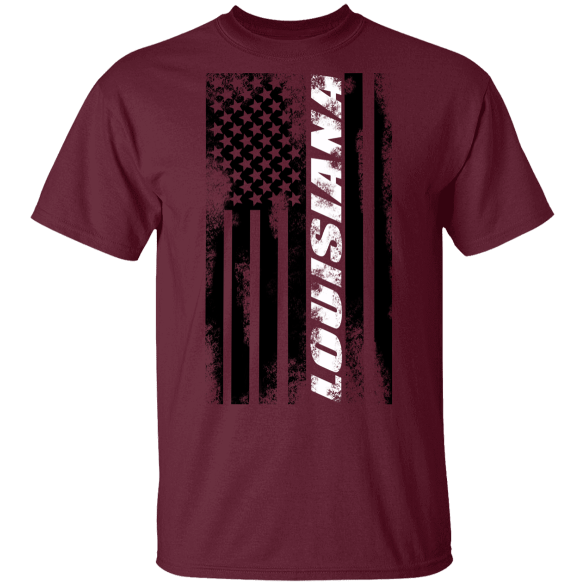 Louisiana American Flag T-Shirt