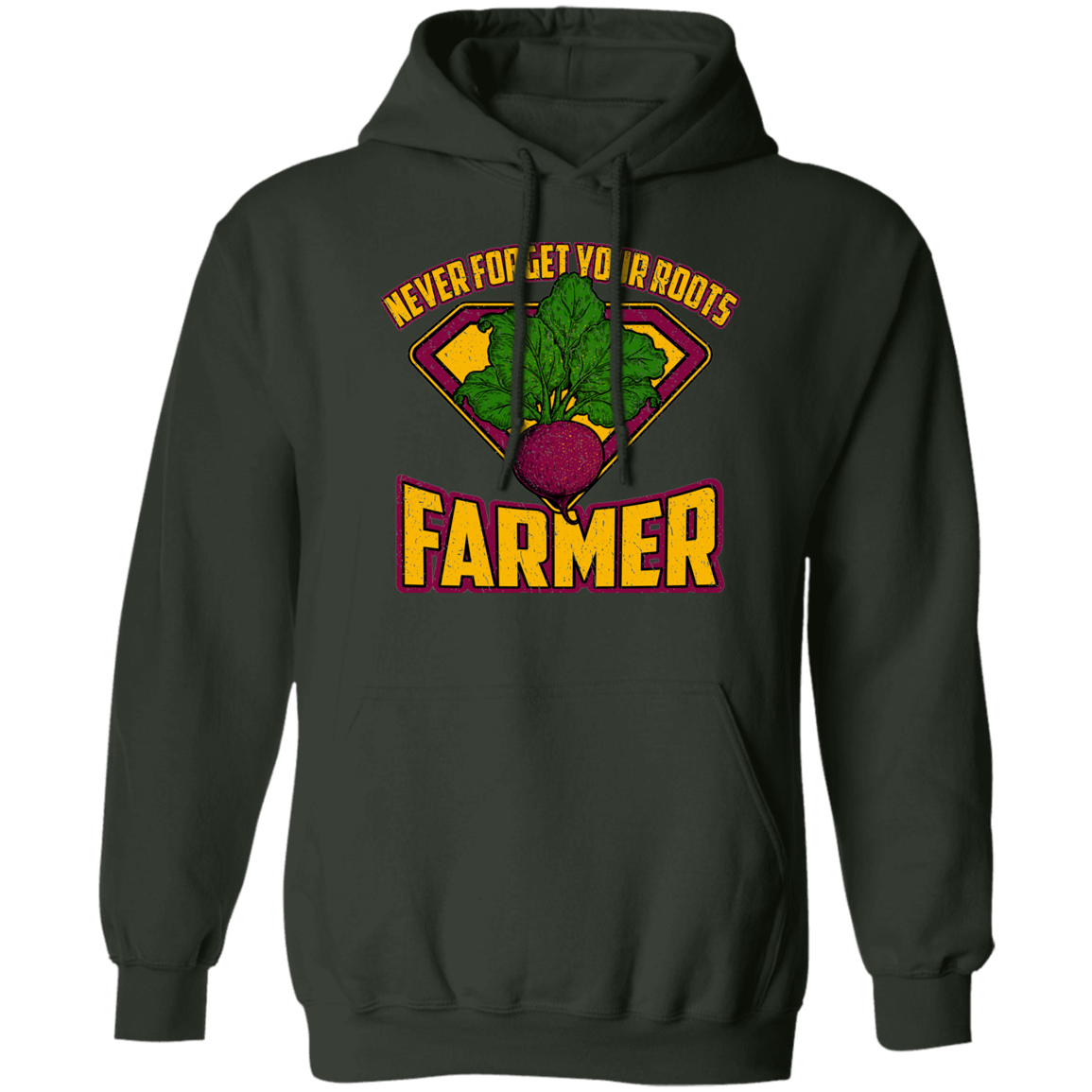 Never Forget Your Roots Farmer Hoodie