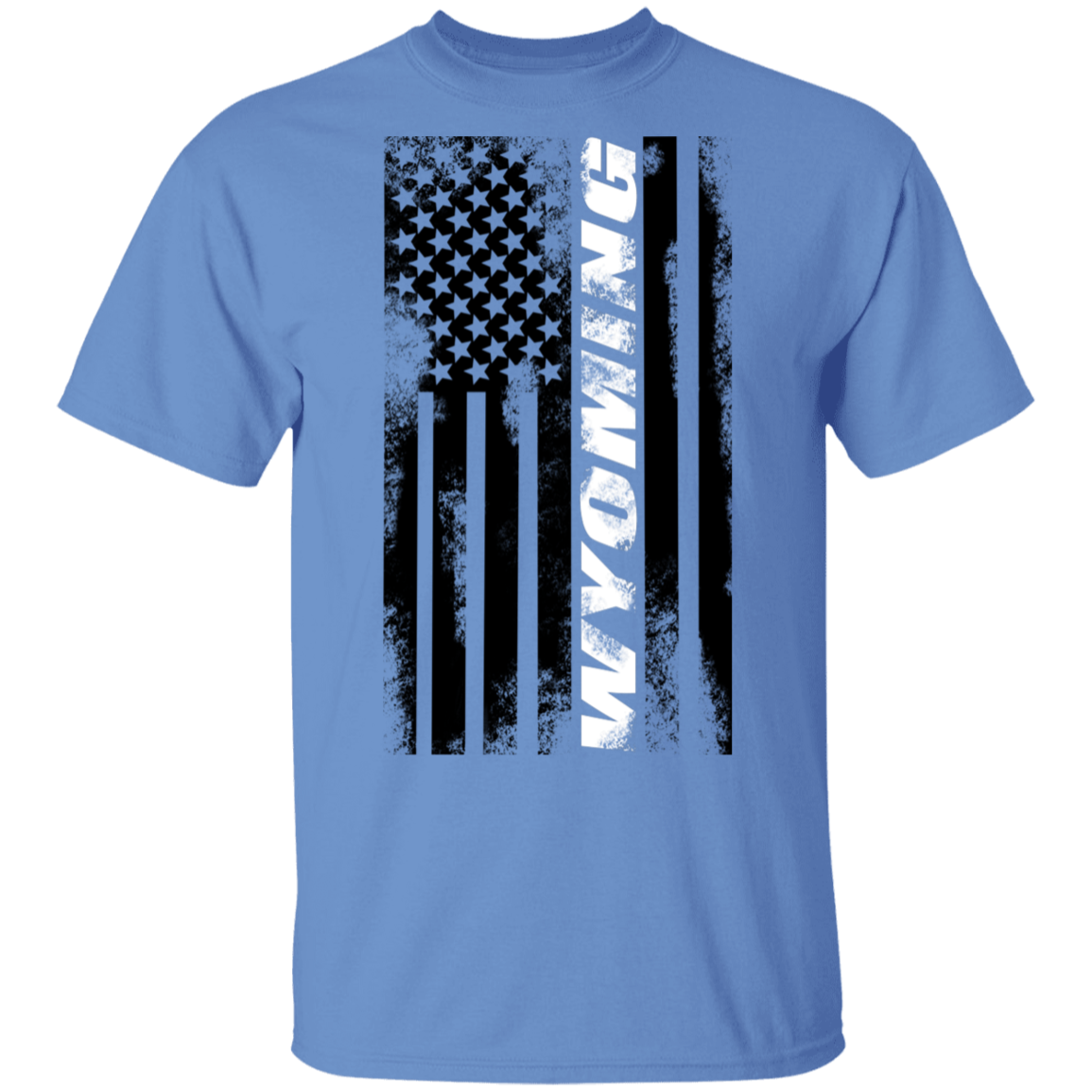 Wyoming American Flag T-Shirt