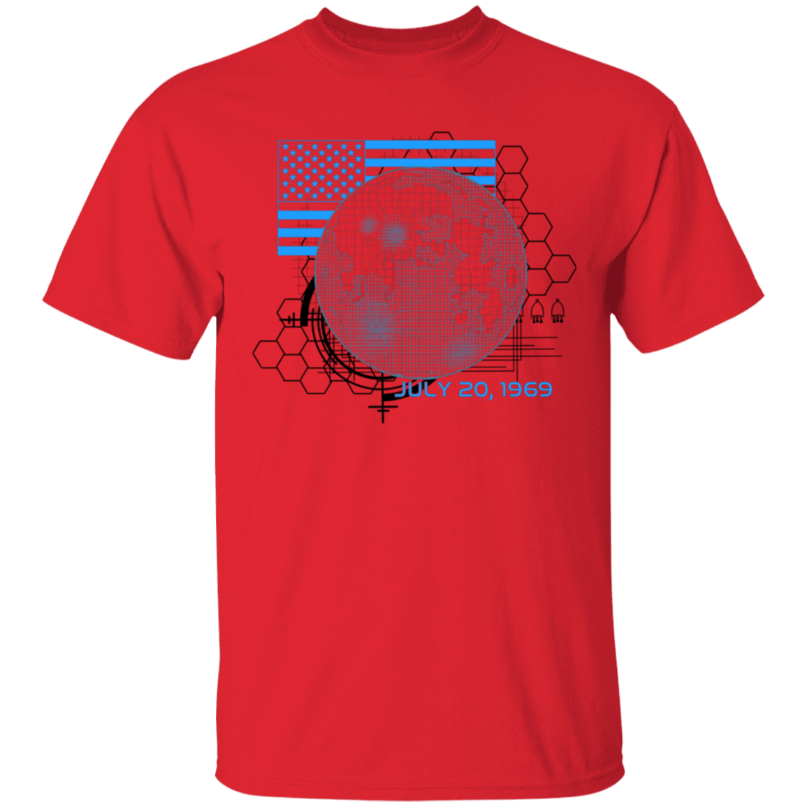 American 1969 Moon Landing Armstrong T-Shirt