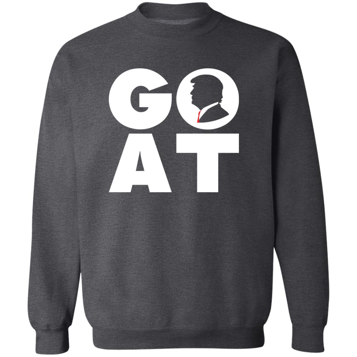 GOAT Trump MAGA Patriot Crewneck Sweatshirt