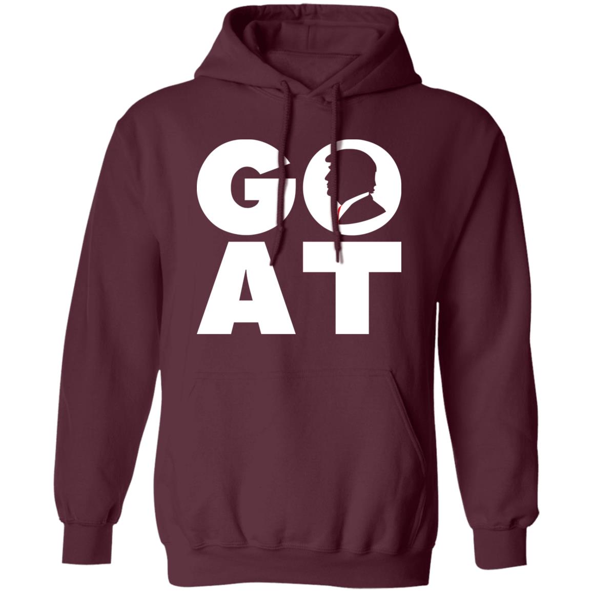 GOAT Trump MAGA Patriot Pullover Hoodie