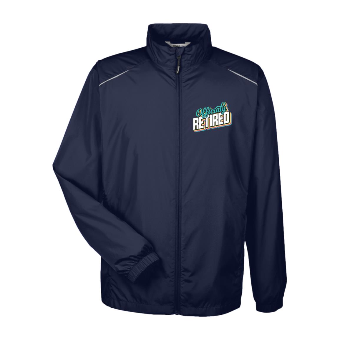 Officially Retired Funny Old Retirement Men's Jacket