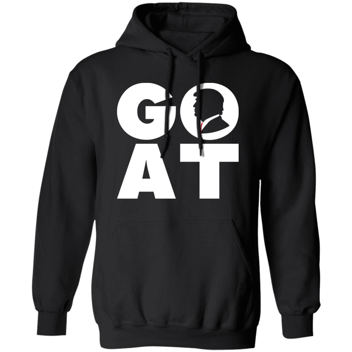 GOAT Trump MAGA Patriot Pullover Hoodie