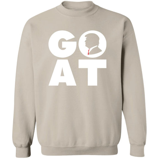 GOAT Trump MAGA Patriot Crewneck Sweatshirt