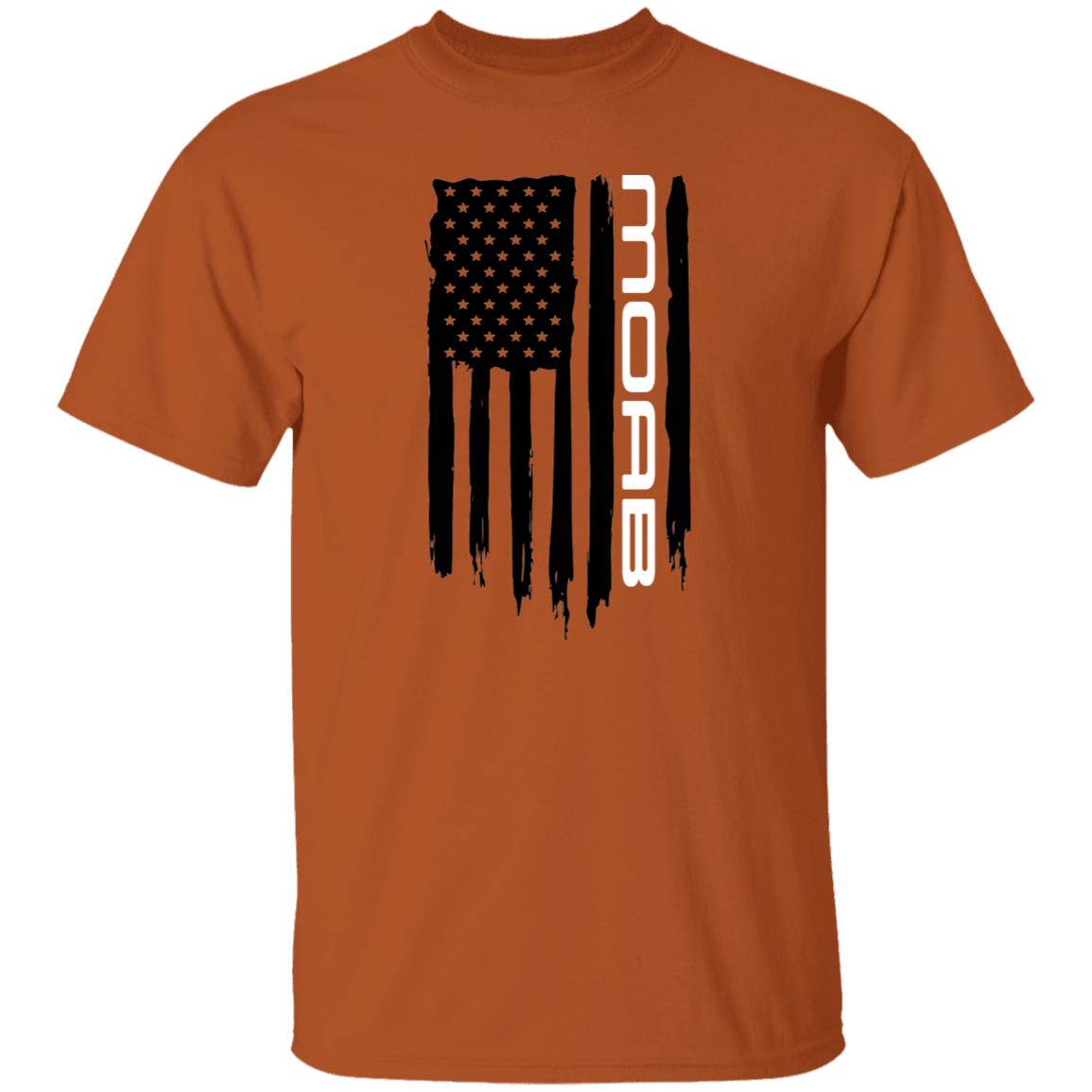 Moab Desert Riding Off-Road American Flag  T-Shirt