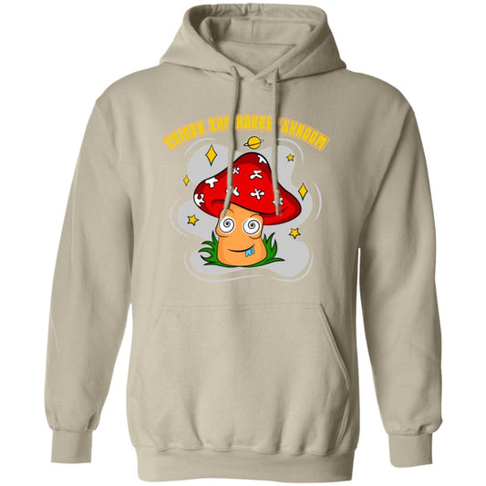 Trippy The Happy Shroom Mushroom Pullover Hoodie
