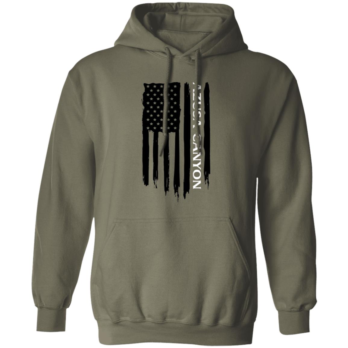 Azusa Canyon American Flag Pullover Hoodie