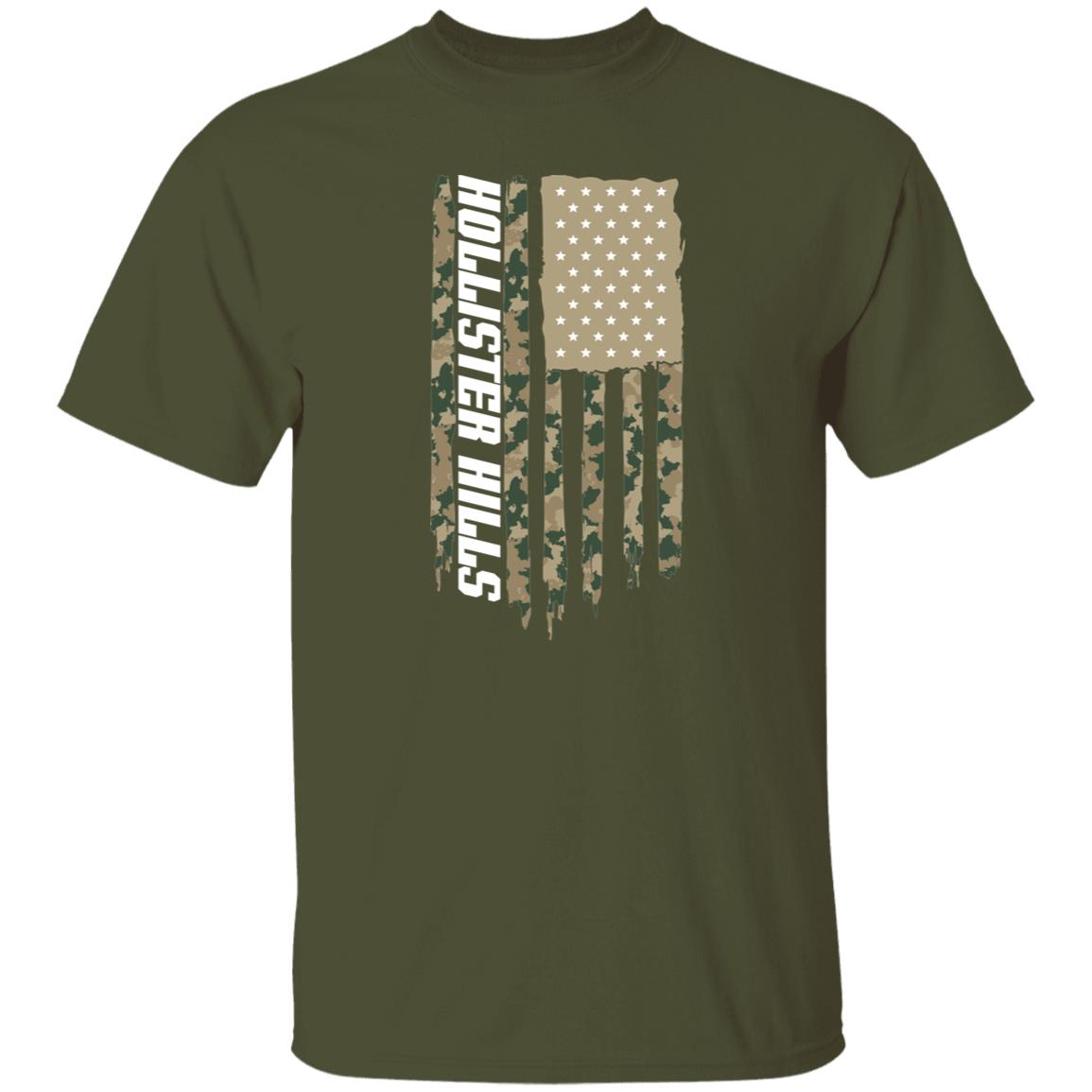 Hollister Hills American Flag USA Camo T-Shirt