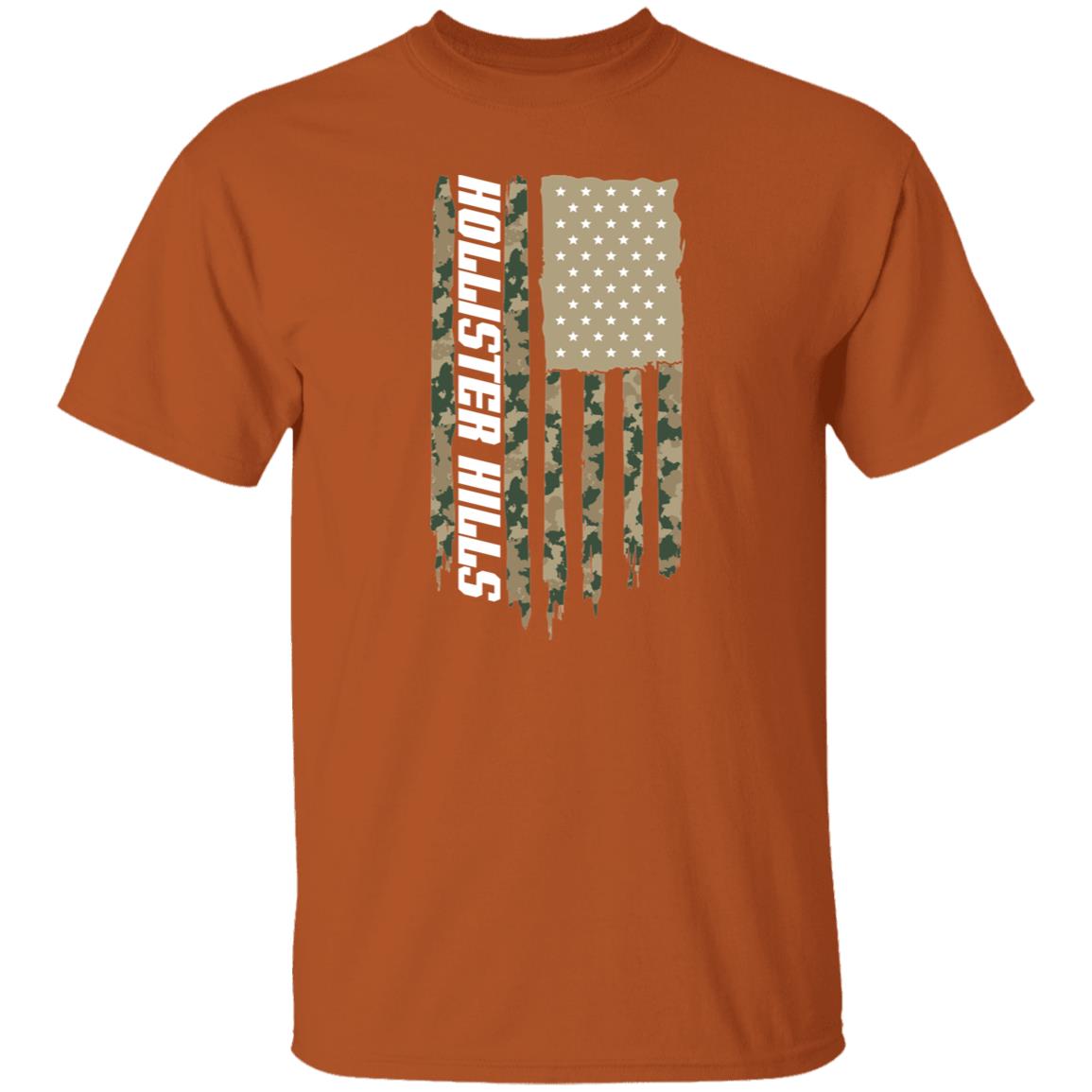 Hollister Hills American Flag USA Camo T-Shirt
