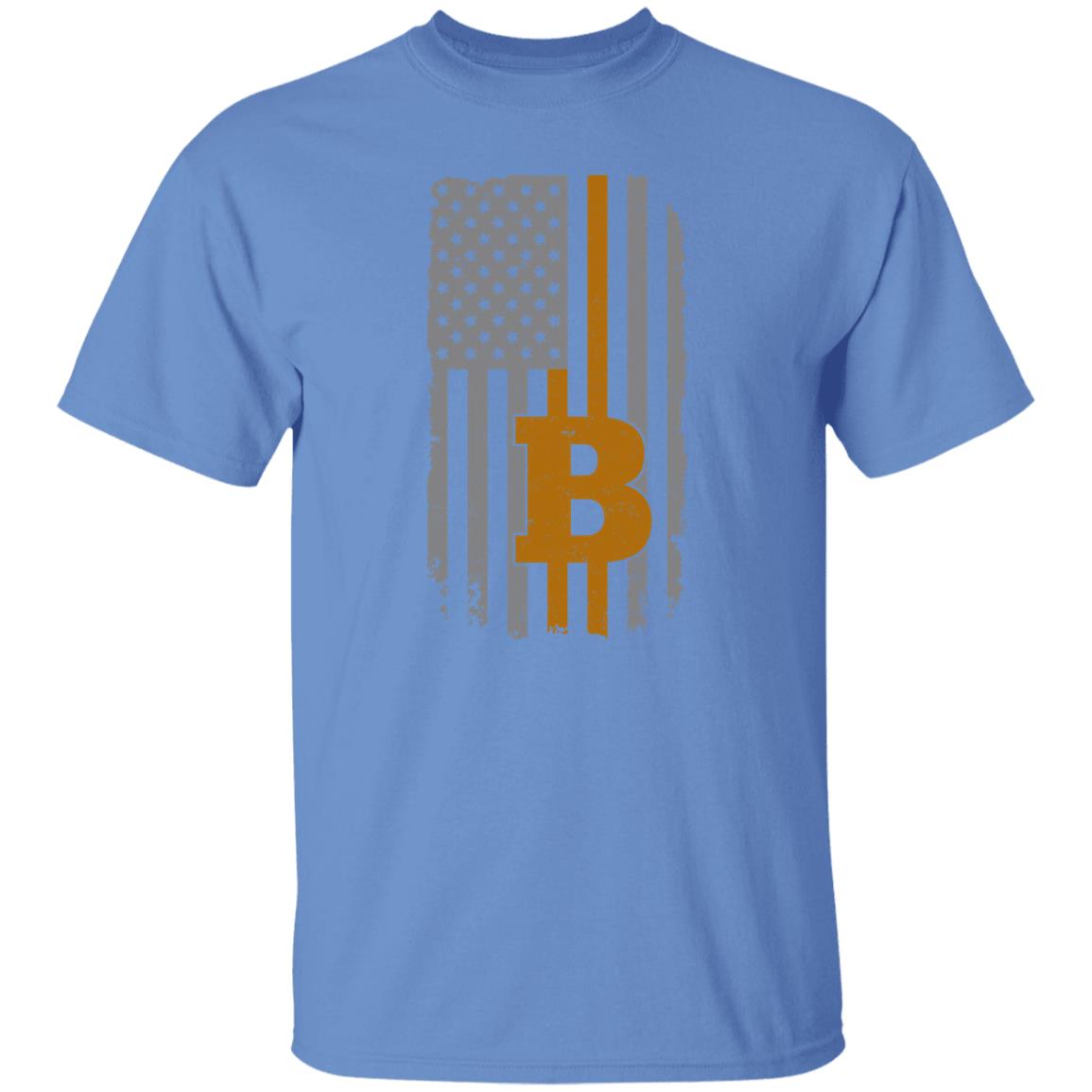BTC Bitcoin American Flag T-Shirt