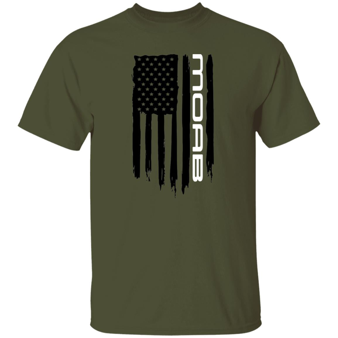 Moab Desert Riding Off-Road American Flag  T-Shirt