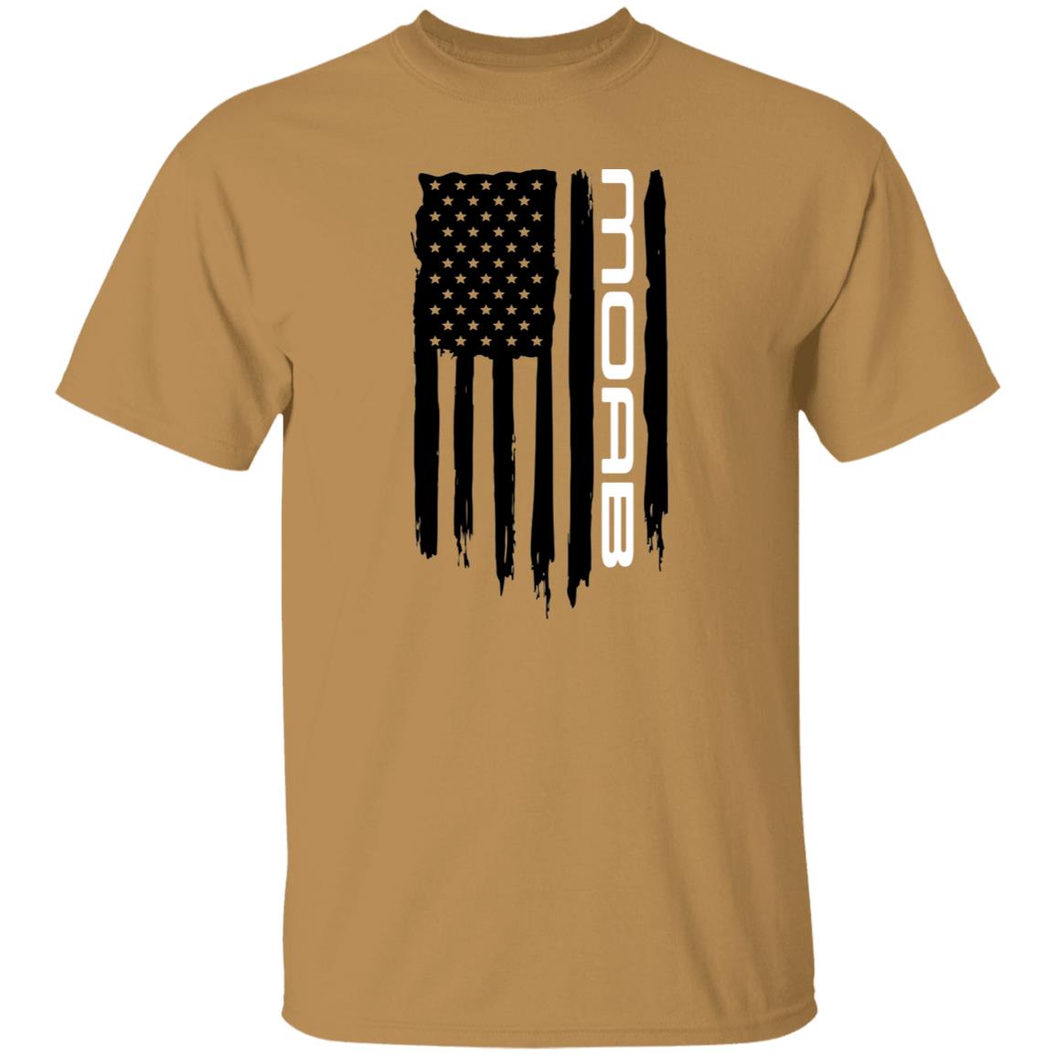 Moab Desert Riding Off-Road American Flag  T-Shirt
