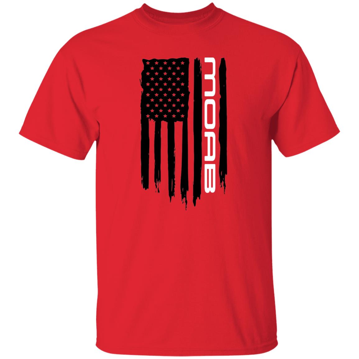 Moab Desert Riding Off-Road American Flag  T-Shirt