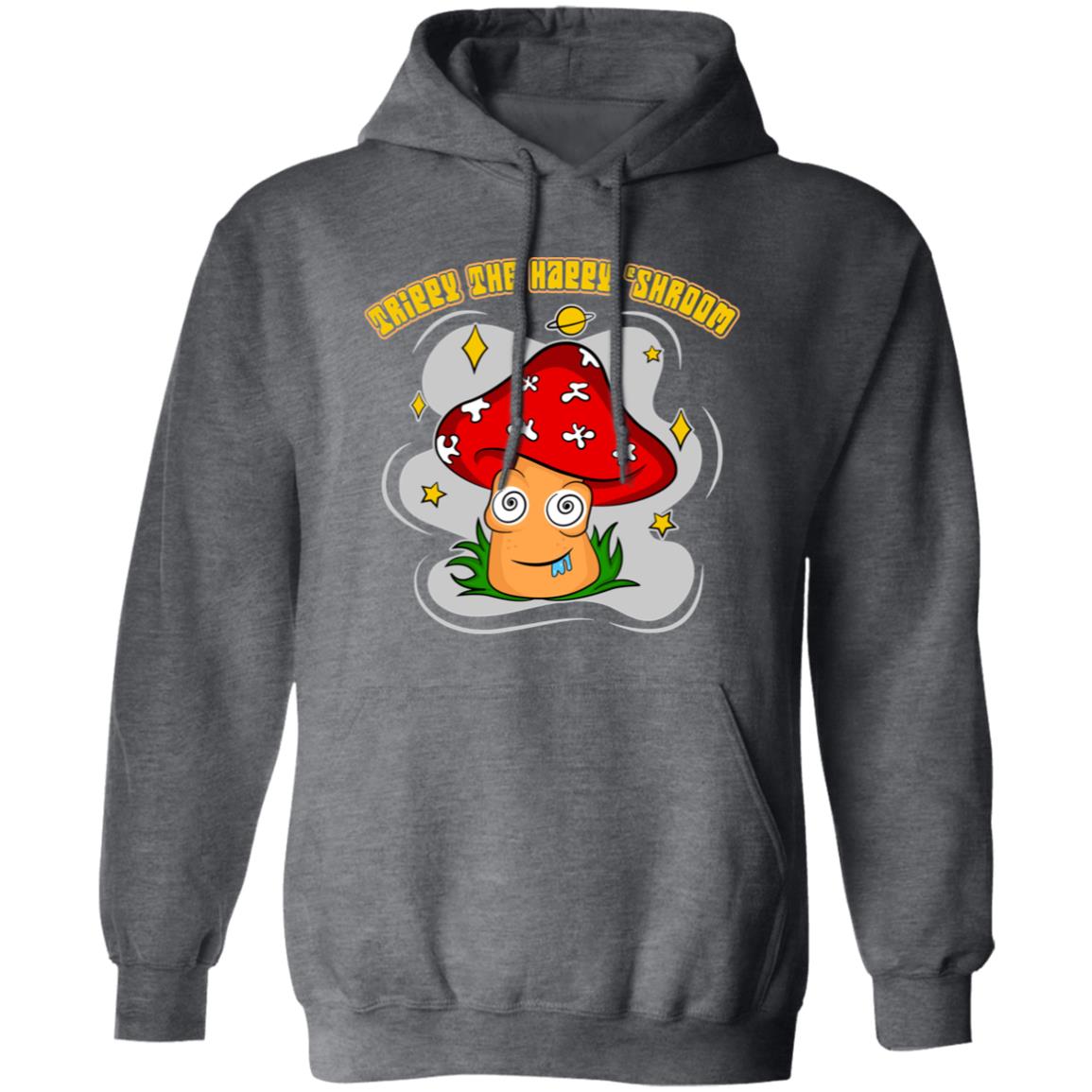 Trippy The Happy Shroom Mushroom Pullover Hoodie