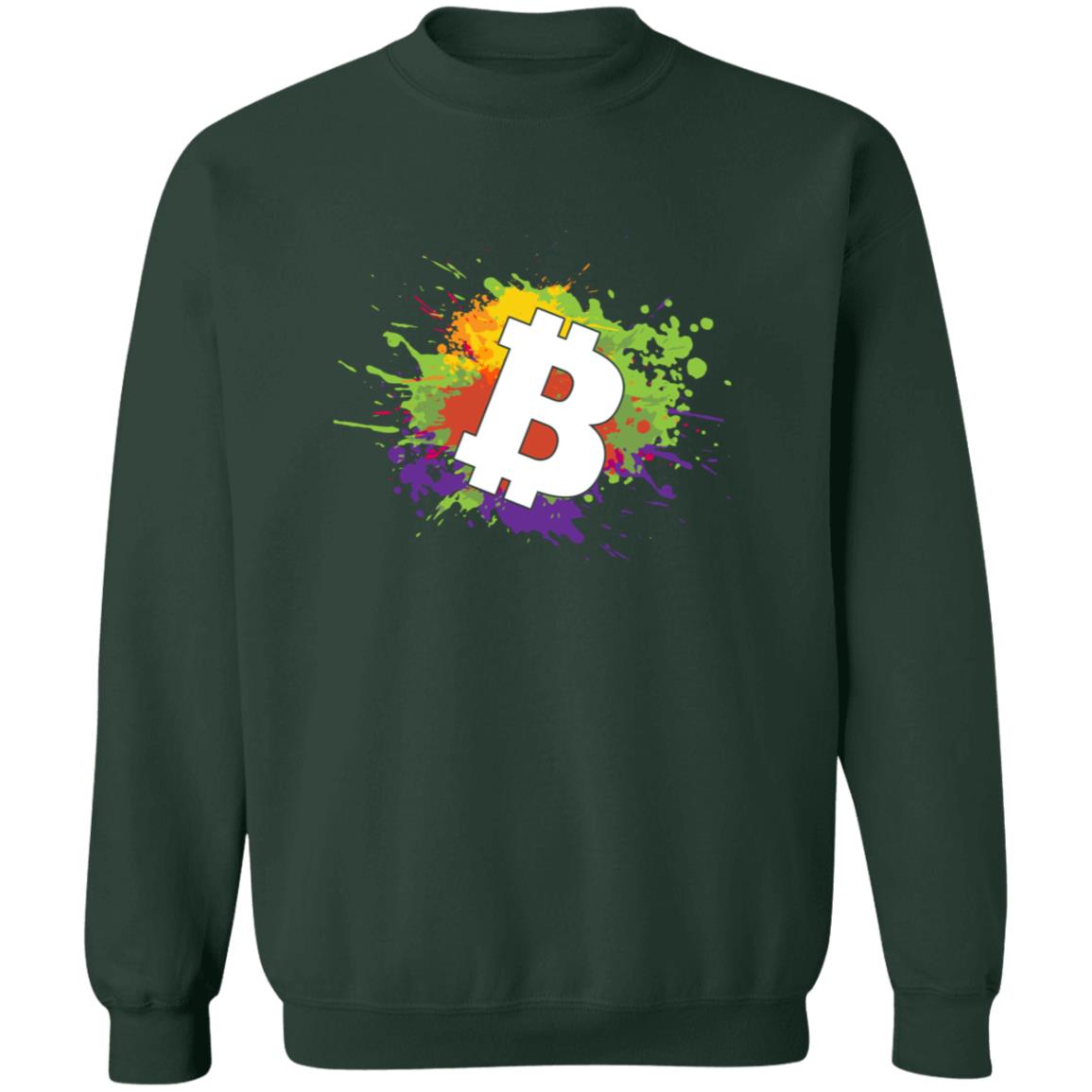BTC Bitcoin Cryptocurrency Crewneck Sweatshirt