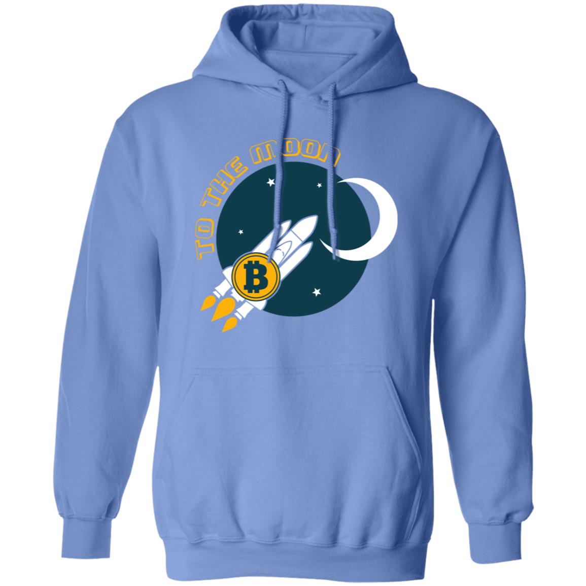 Bitcoin BTC To The Moon Pullover Hoodie