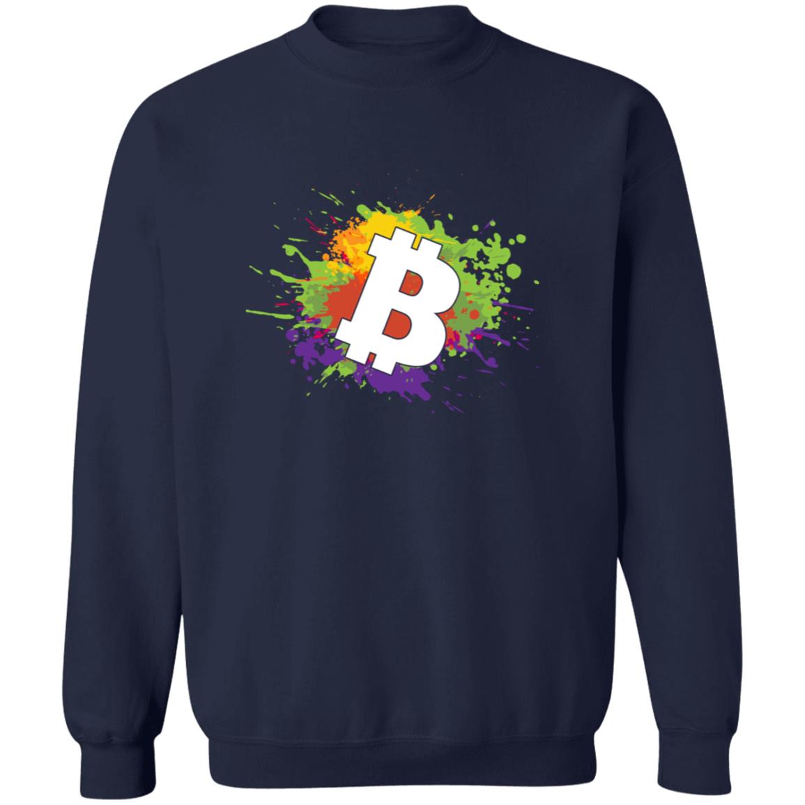 BTC Bitcoin Cryptocurrency Crewneck Sweatshirt