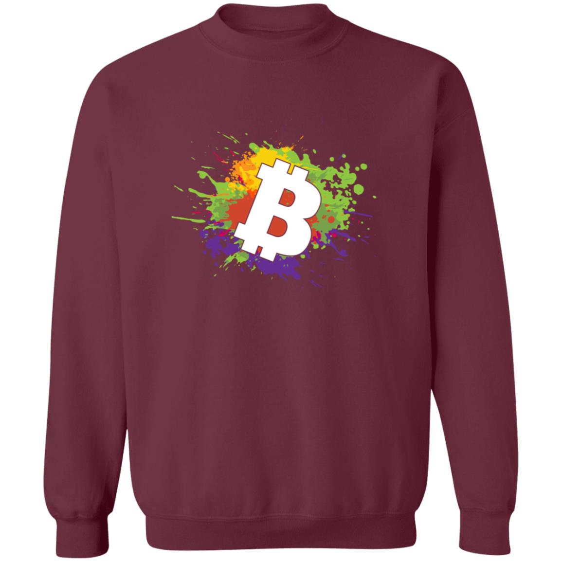 BTC Bitcoin Cryptocurrency Crewneck Sweatshirt