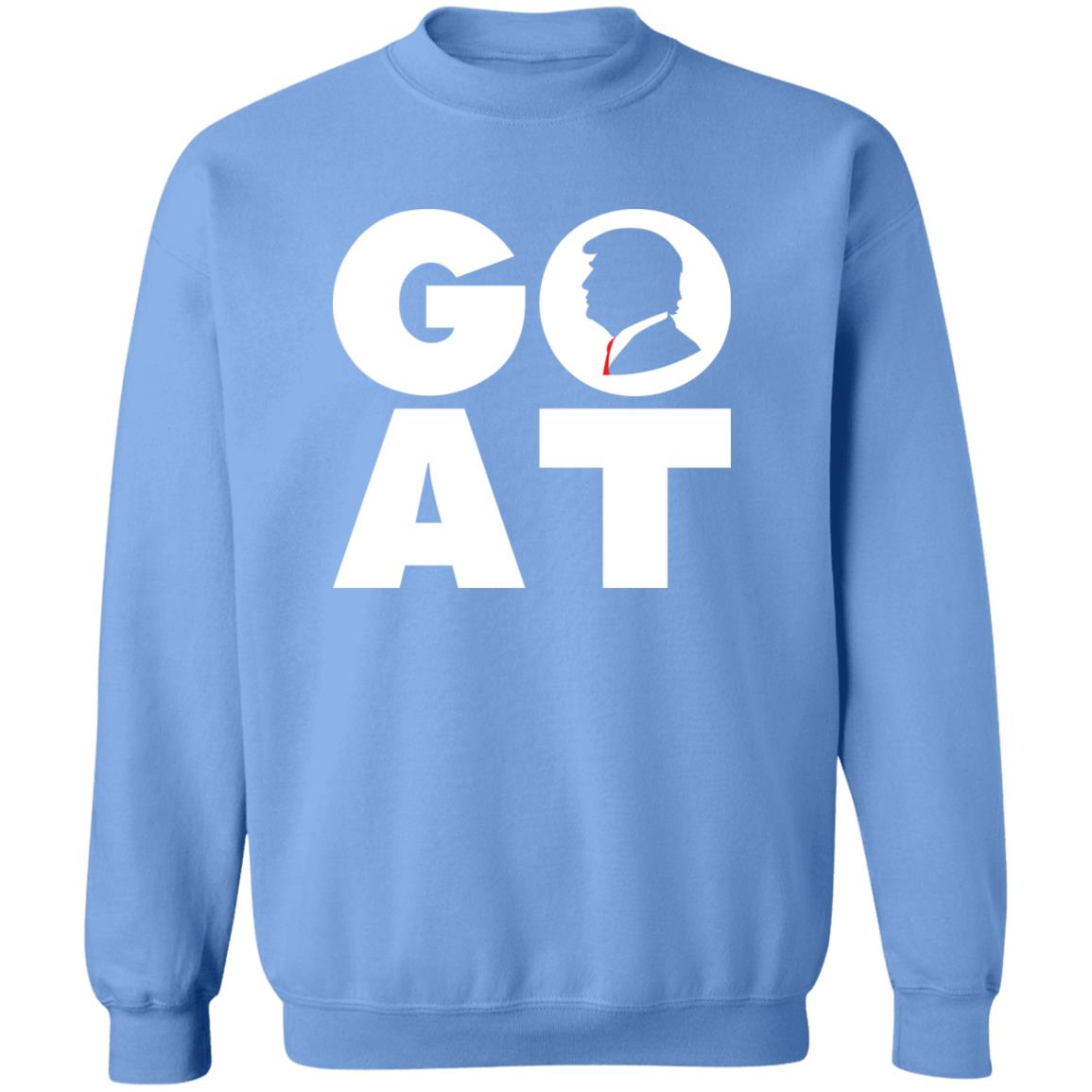 GOAT Trump MAGA Patriot Crewneck Sweatshirt