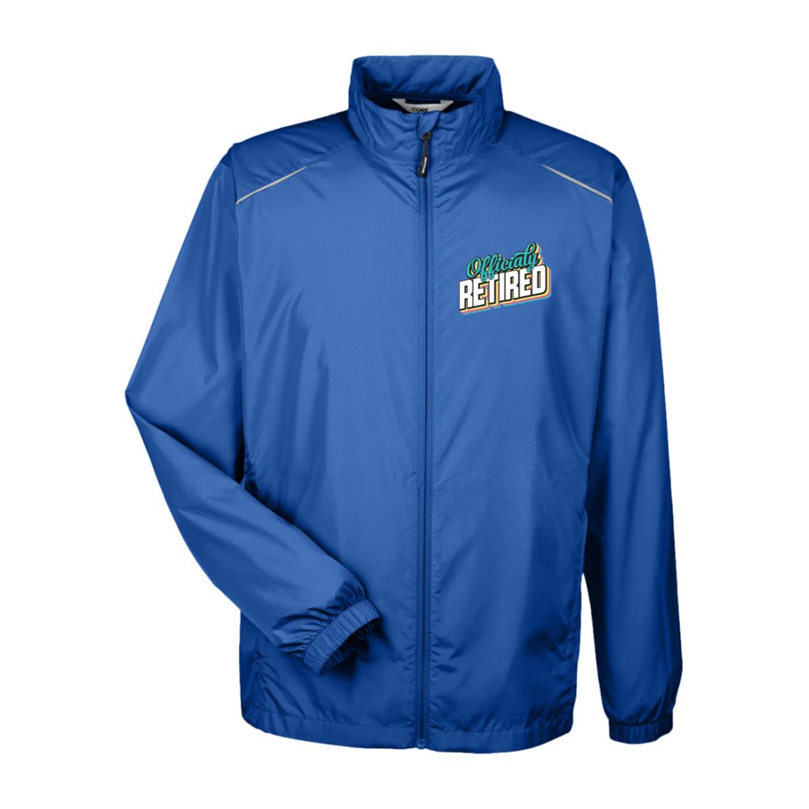 Officially Retired Funny Old Retirement Men's Jacket
