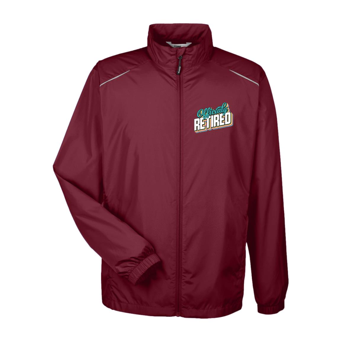 Officially Retired Funny Old Retirement Men's Jacket