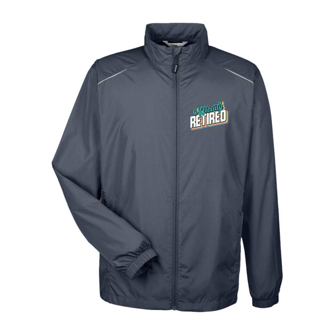 Officially Retired Funny Old Retirement Men's Jacket